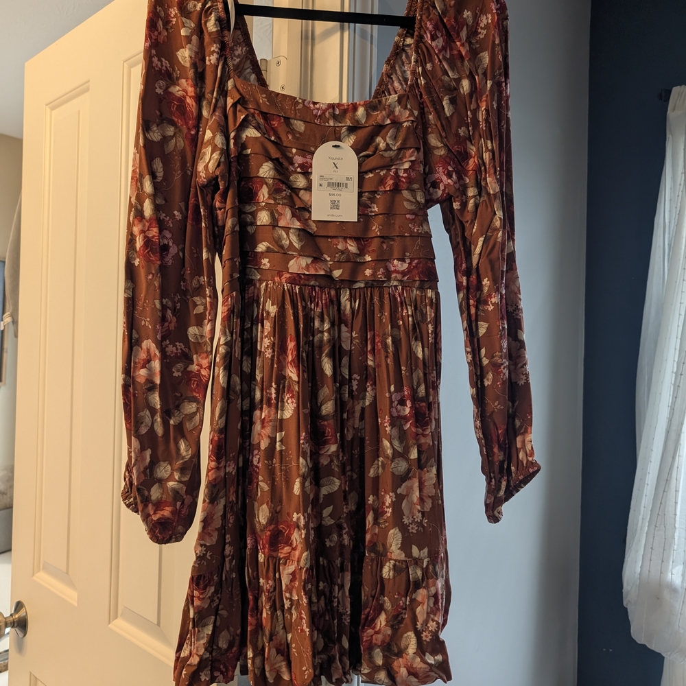 Floral Long Sleeve Dress
